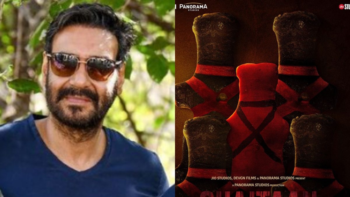 Ajay Devgn Reveals Film With R Madhavan, Jyotika Titled Shaitaan; Shares Spine Chilling Poster