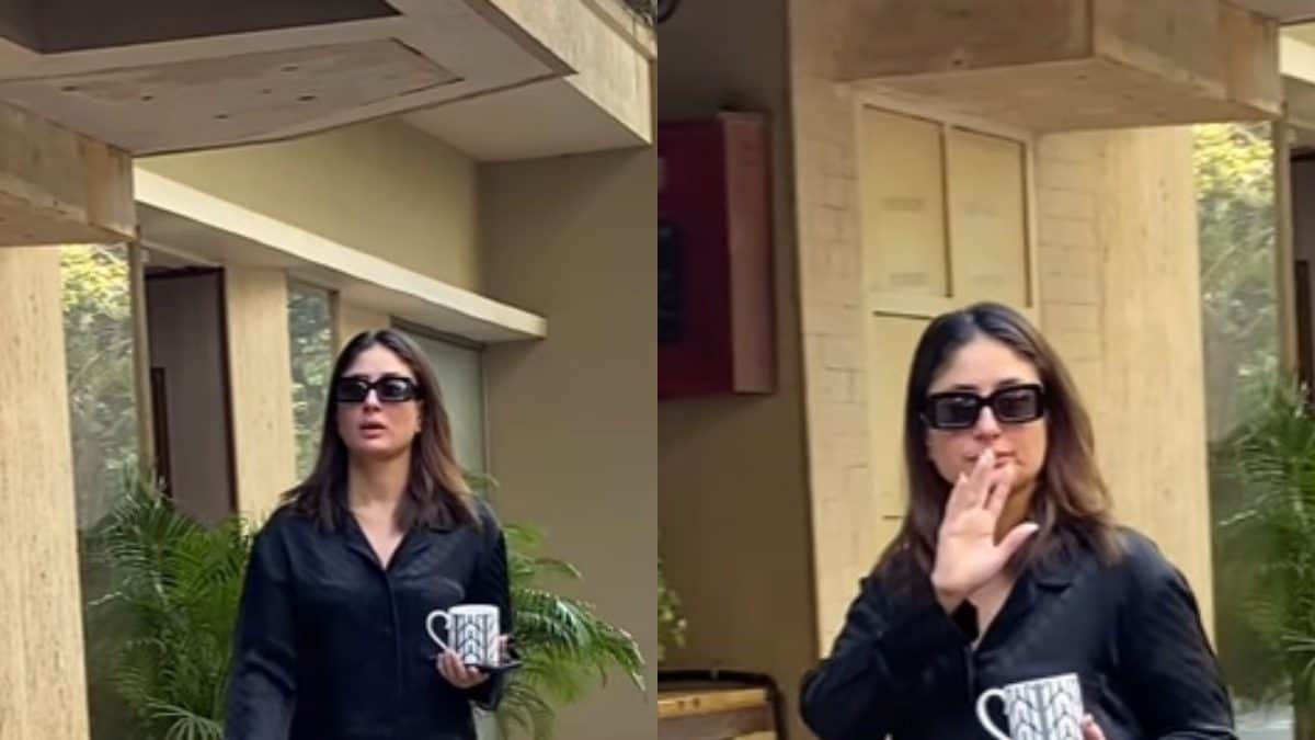 Kareena Kapoor Khan Amps Up Style Quotient In Black Co-rd Set As She Gets Papped; Watch