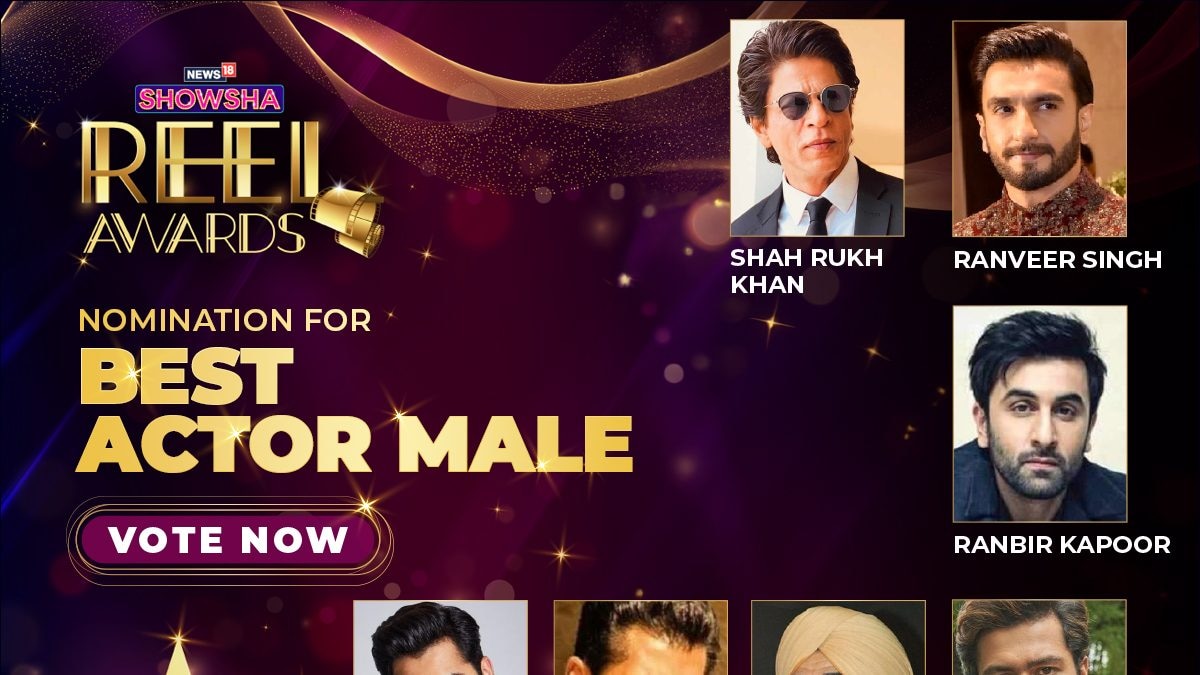 Showsha Reel Awards 2024 - Best Actor: Ranveer Singh to Shah Rukh Khan, Vote For Your Favourite Star